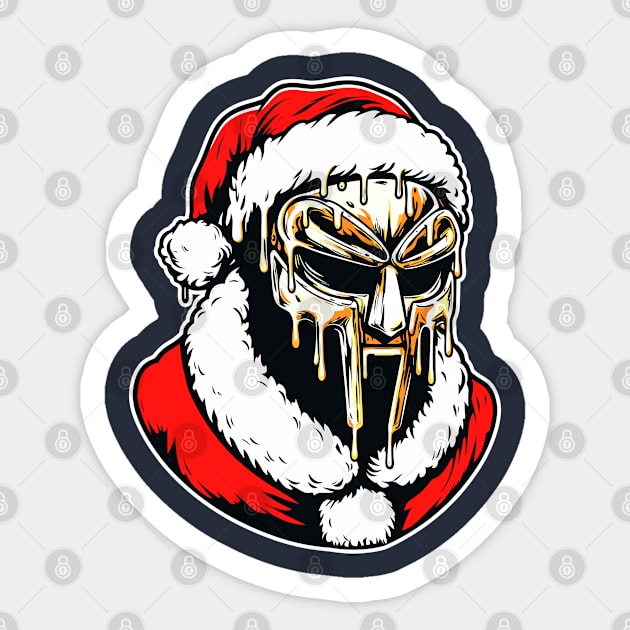 Santa X Doom 05 Sticker by jeremykoplak